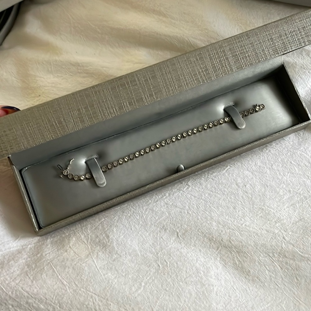 Sterling Silver Diamond Tennis Bracelet